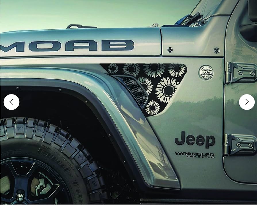 Amazon.com: AnyStickerYouWant - Sunflower Fender Vent Vinyl